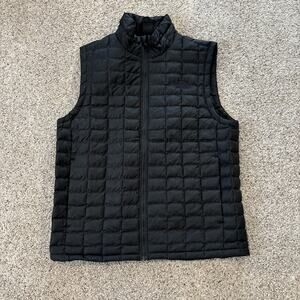 The North Face Jacket Mens L Black Thermoball Eco Vest Quilted Puffer Hiking